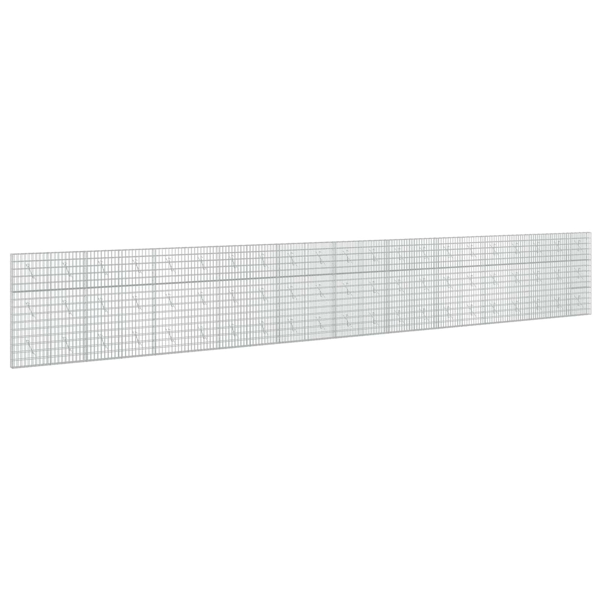 Gabion with 3.5 mm Wire and 5x10 cm Mesh 1050x10x150 cm