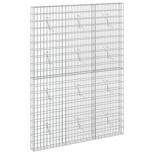 Gabion with 3.5 mm Wire and 5x10 cm Mesh 150x10x200 cm