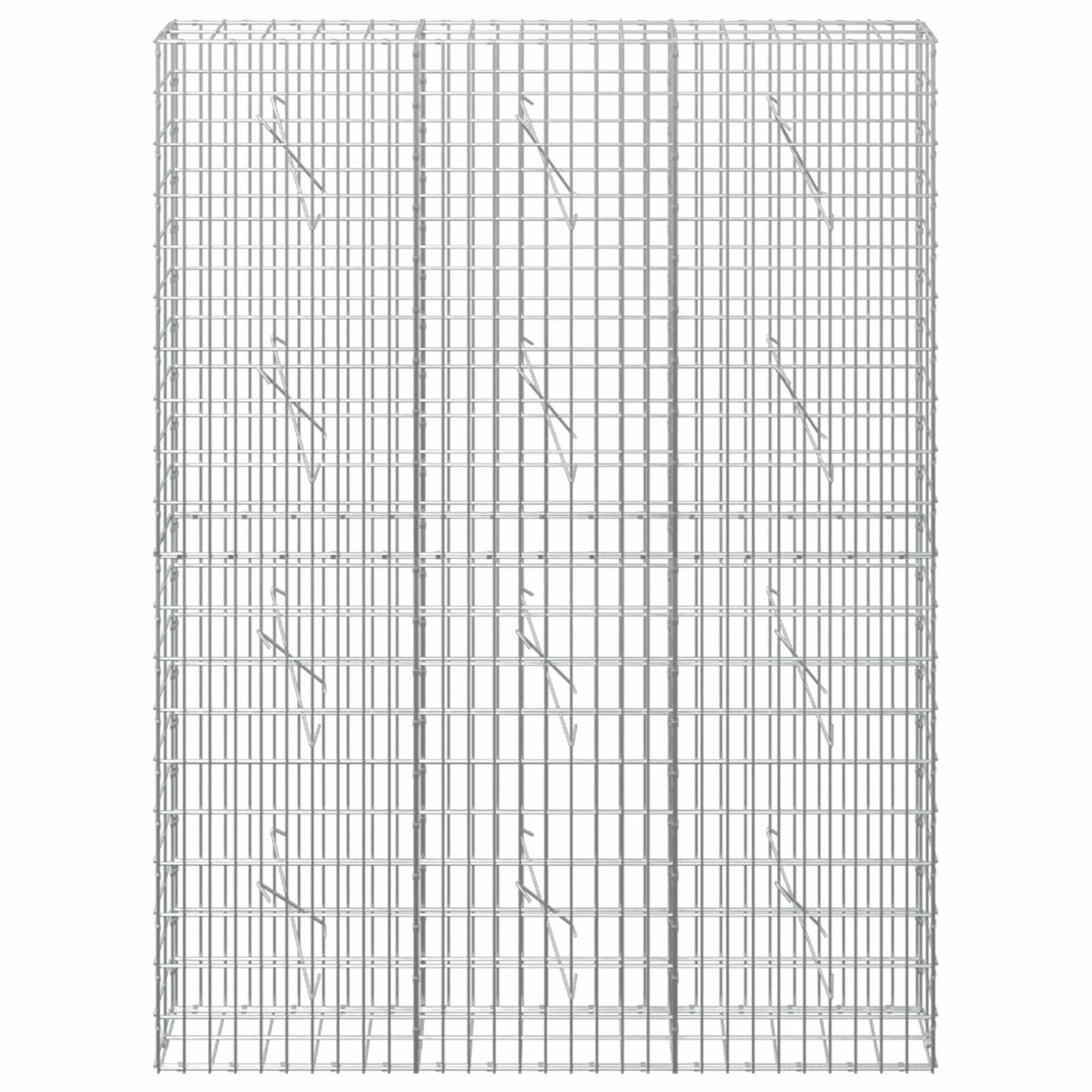 Gabion with 3.5 mm Wire and 5x10 cm Mesh 150x10x200 cm