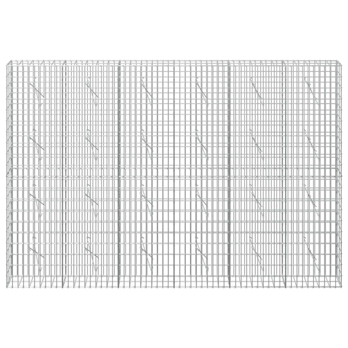 Gabion with 3.5 mm Wire and 5x10 cm Mesh 300x10x200 cm