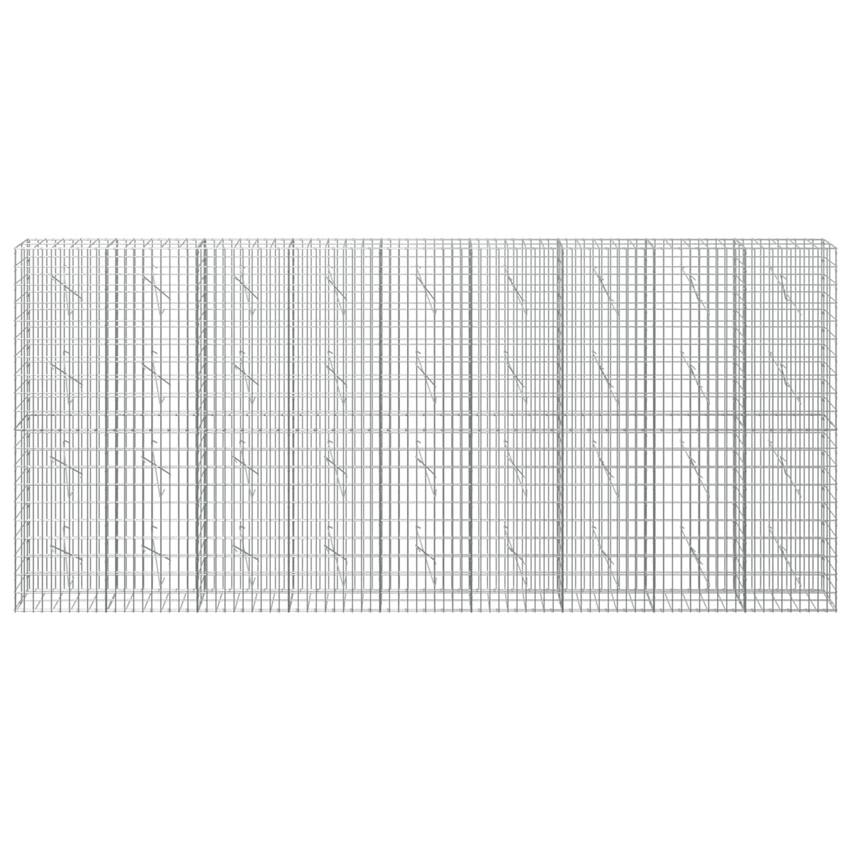 Gabion with 3.5 mm Wire and 5x10 cm Mesh 450x10x200 cm