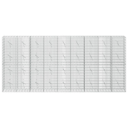 Gabion with 3.5 mm Wire and 5x10 cm Mesh 450x10x200 cm