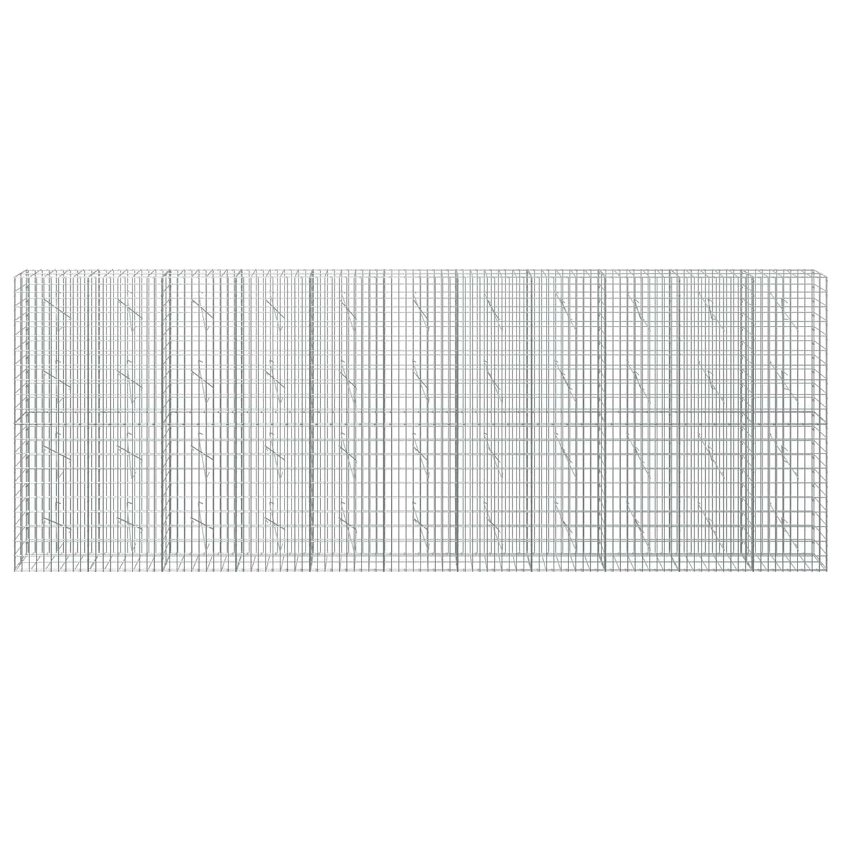 Gabion with 3.5 mm Wire and 5x10 cm Mesh 550x10x200 cm