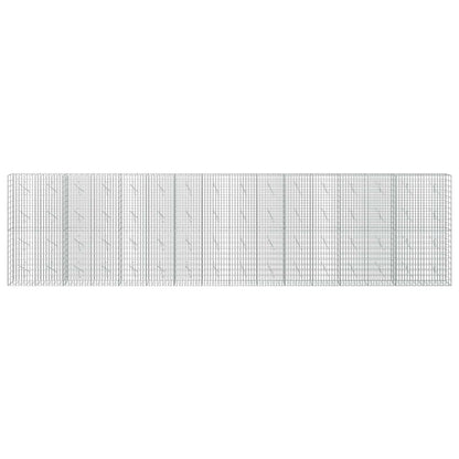 Gabion with 3.5 mm Wire and 5x10 cm Mesh 800x10x200 cm