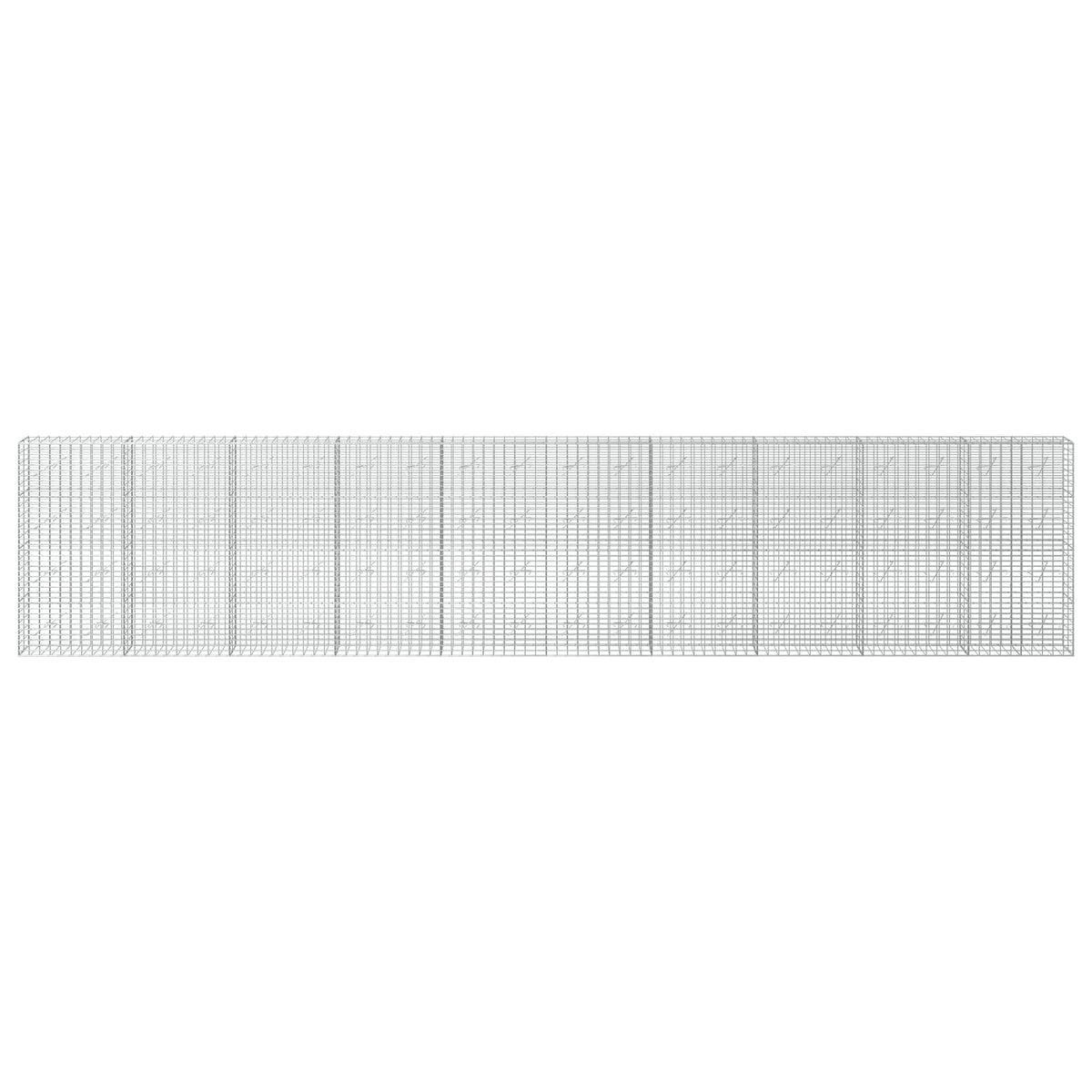 Gabion with 3.5 mm Wire and 5x10 cm Mesh 1000x10x200 cm