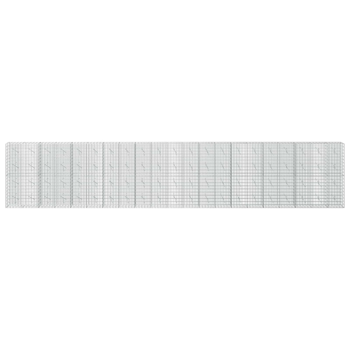 Gabion with 3.5 mm Wire and 5x10 cm Mesh 1050x10x200 cm