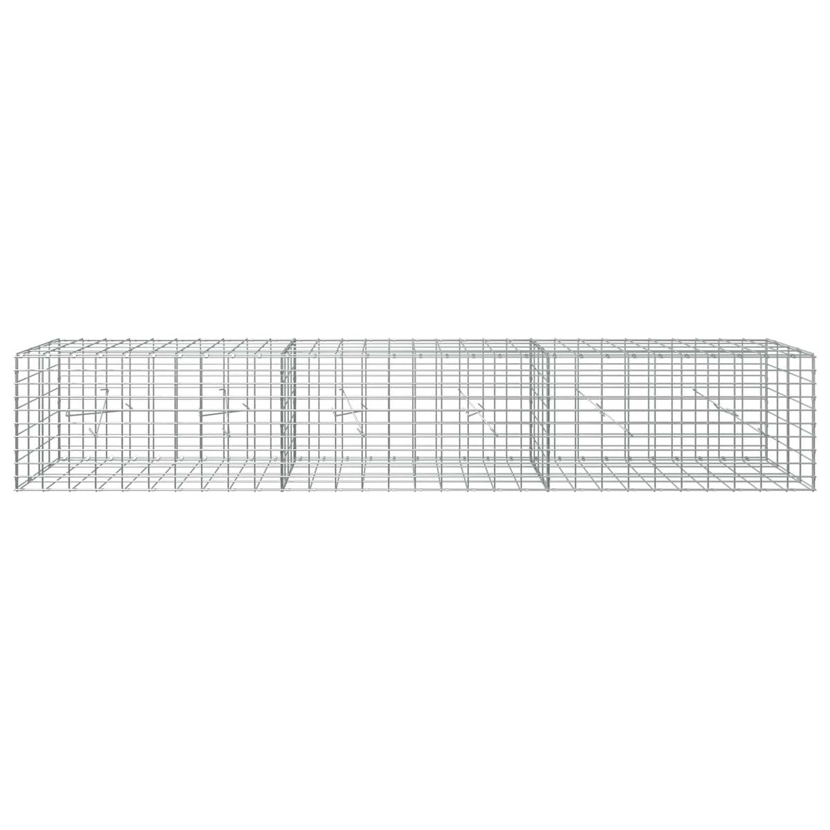 Gabion with 3.5 mm Wire and 5x10 cm Mesh 300x20x50 cm