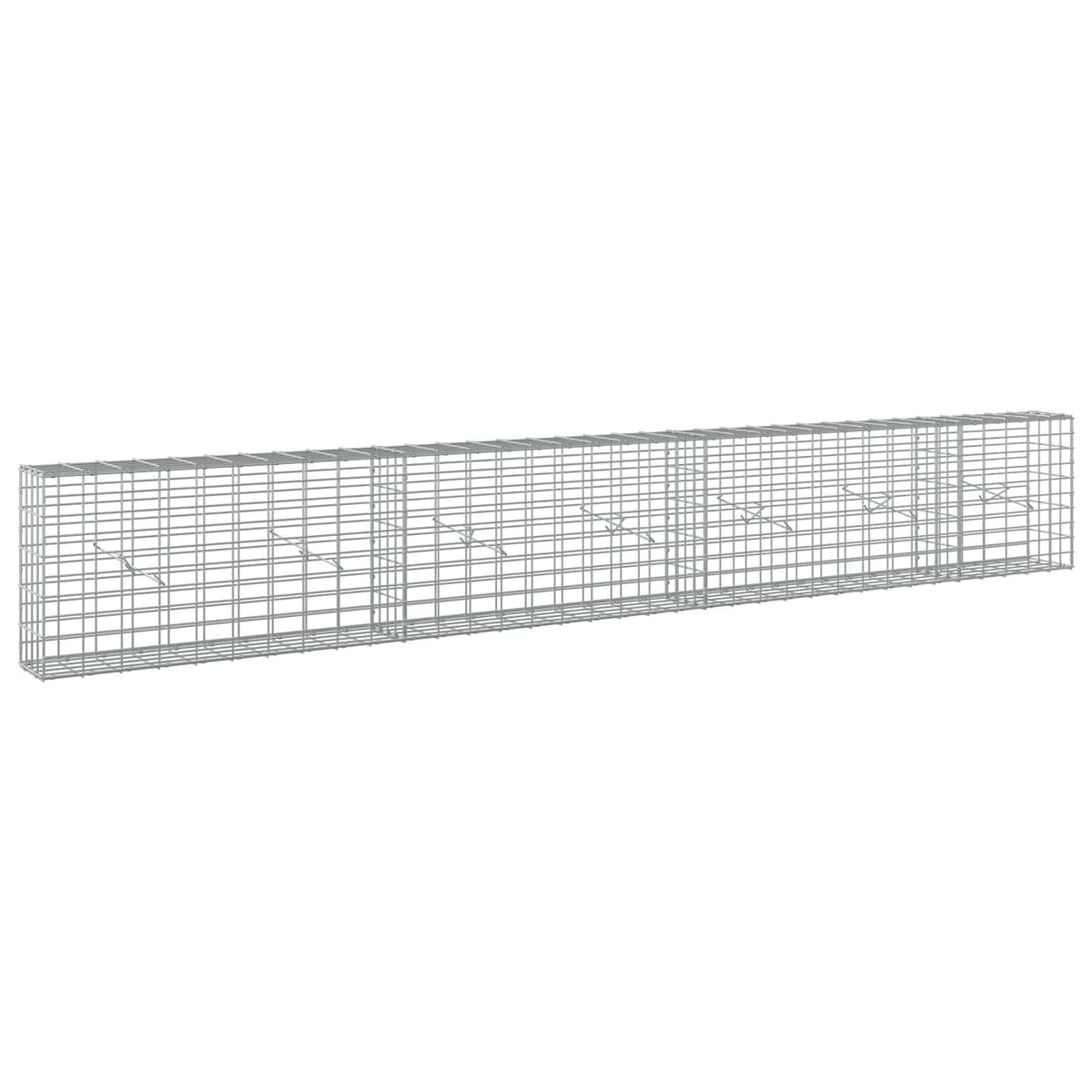 Gabion with 3.5 mm Wire and 5x10 cm Mesh 350x20x50 cm