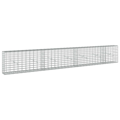 Gabion with 3.5 mm Wire and 5x10 cm Mesh 350x20x50 cm