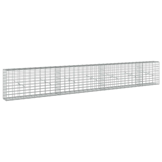 Gabion with 3.5 mm Wire and 5x10 cm Mesh 350x20x50 cm