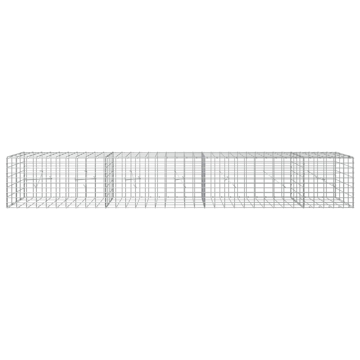 Gabion with 3.5 mm Wire and 5x10 cm Mesh 350x20x50 cm