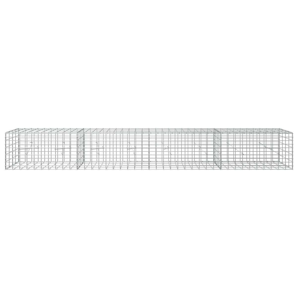 Gabion with 3.5 mm Wire and 5x10 cm Mesh 400x20x50 cm