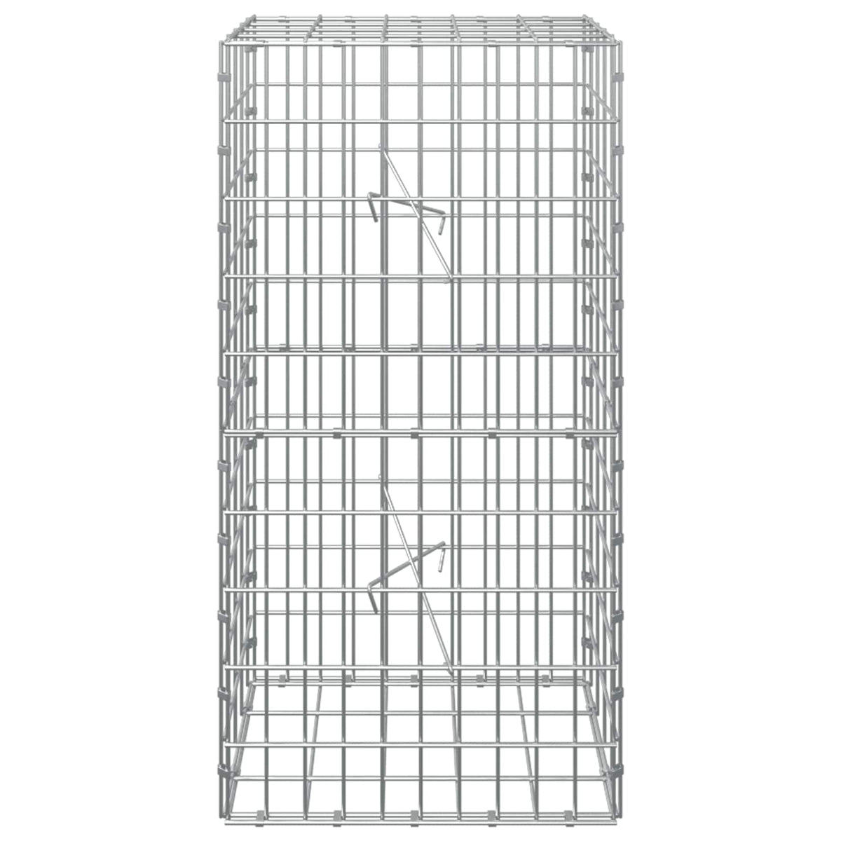 Gabion with 3.5 mm Wire and 5x10 cm Mesh 50x20x100 cm