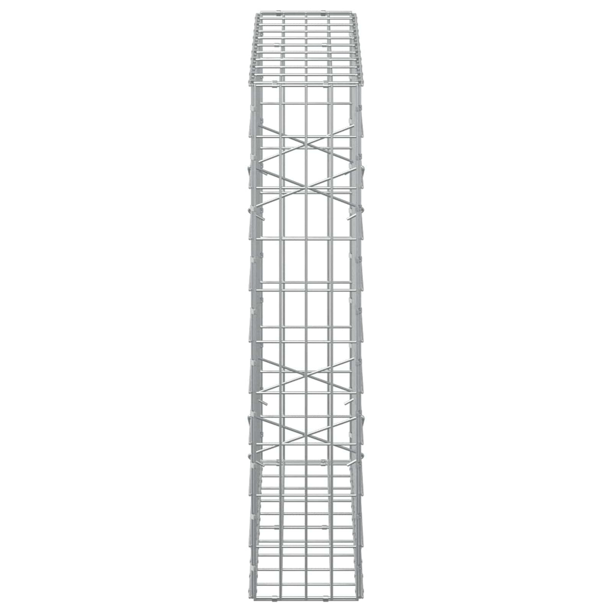 Gabion with 3.5 mm Wire and 5x10 cm Mesh 100x20x100 cm
