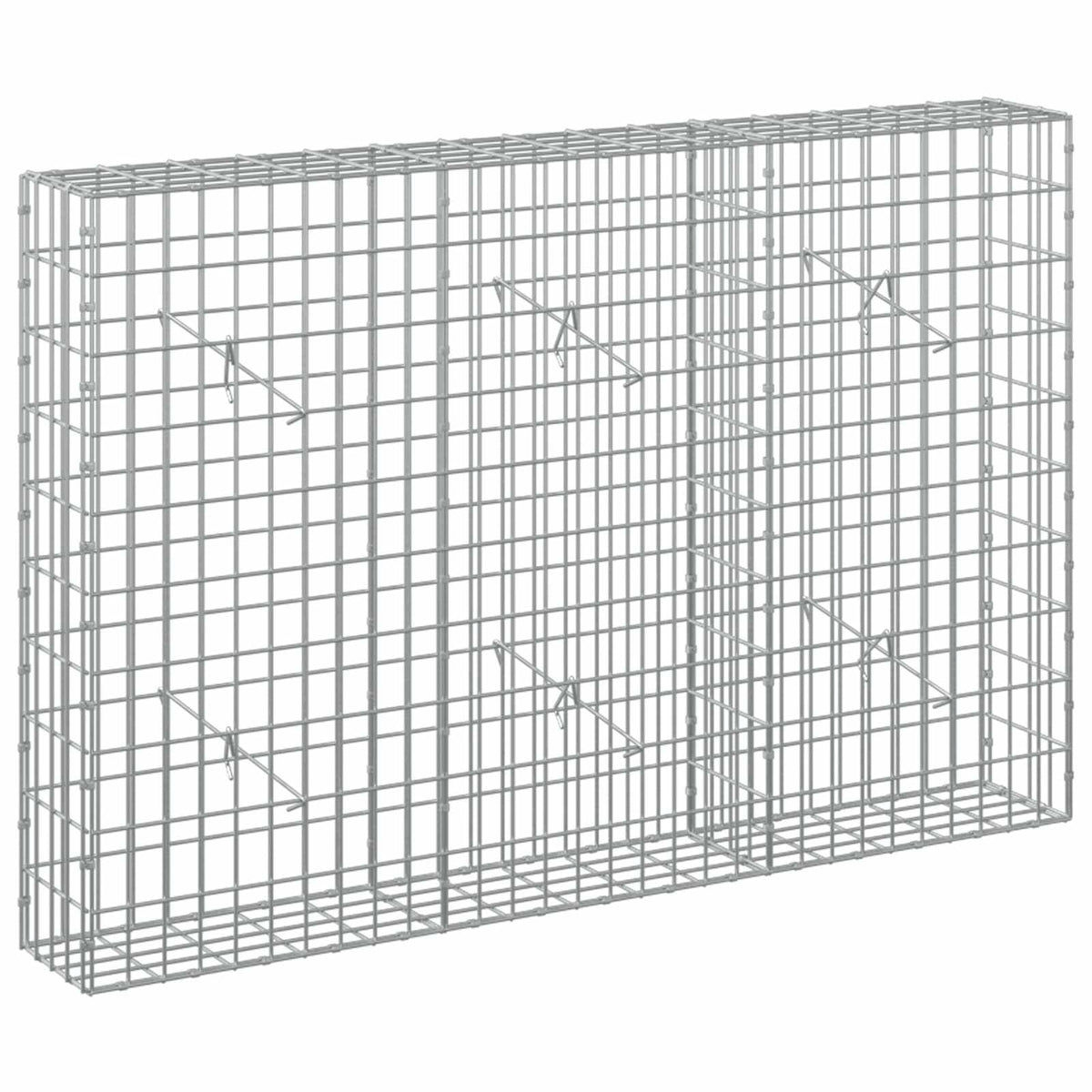 Gabion with 3.5 mm Wire and 5x10 cm Mesh 150x20x100 cm