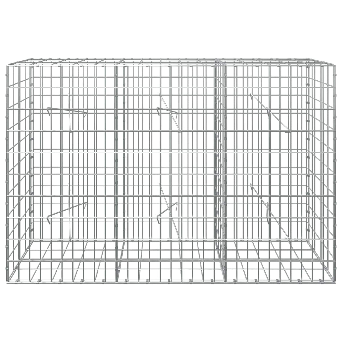 Gabion with 3.5 mm Wire and 5x10 cm Mesh 150x20x100 cm