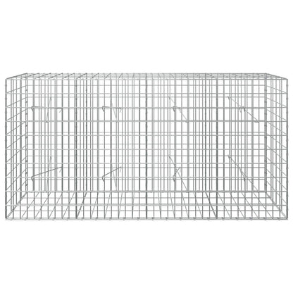 Gabion with 3.5 mm Wire and 5x10 cm Mesh 200x20x100 cm