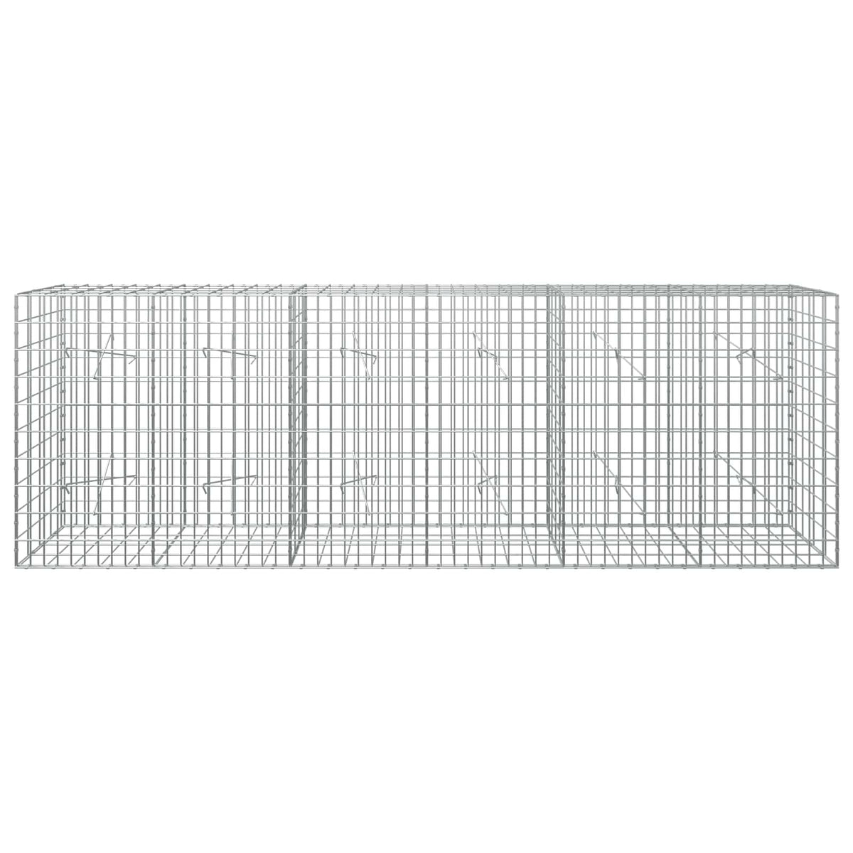 Gabion with 3.5 mm Wire and 5x10 cm Mesh 300x20x100 cm