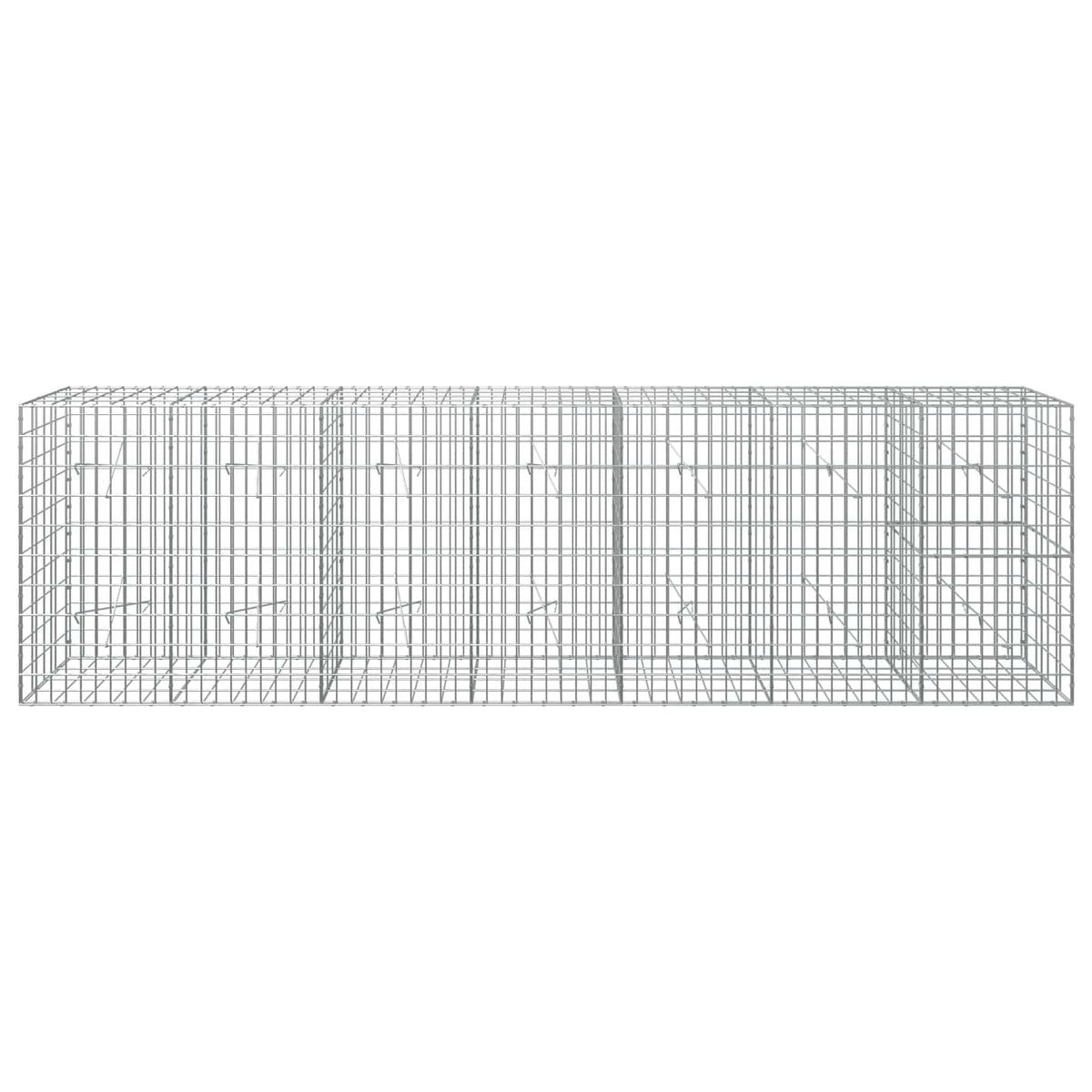 Gabion with 3.5 mm Wire and 5x10 cm Mesh 350x20x100 cm