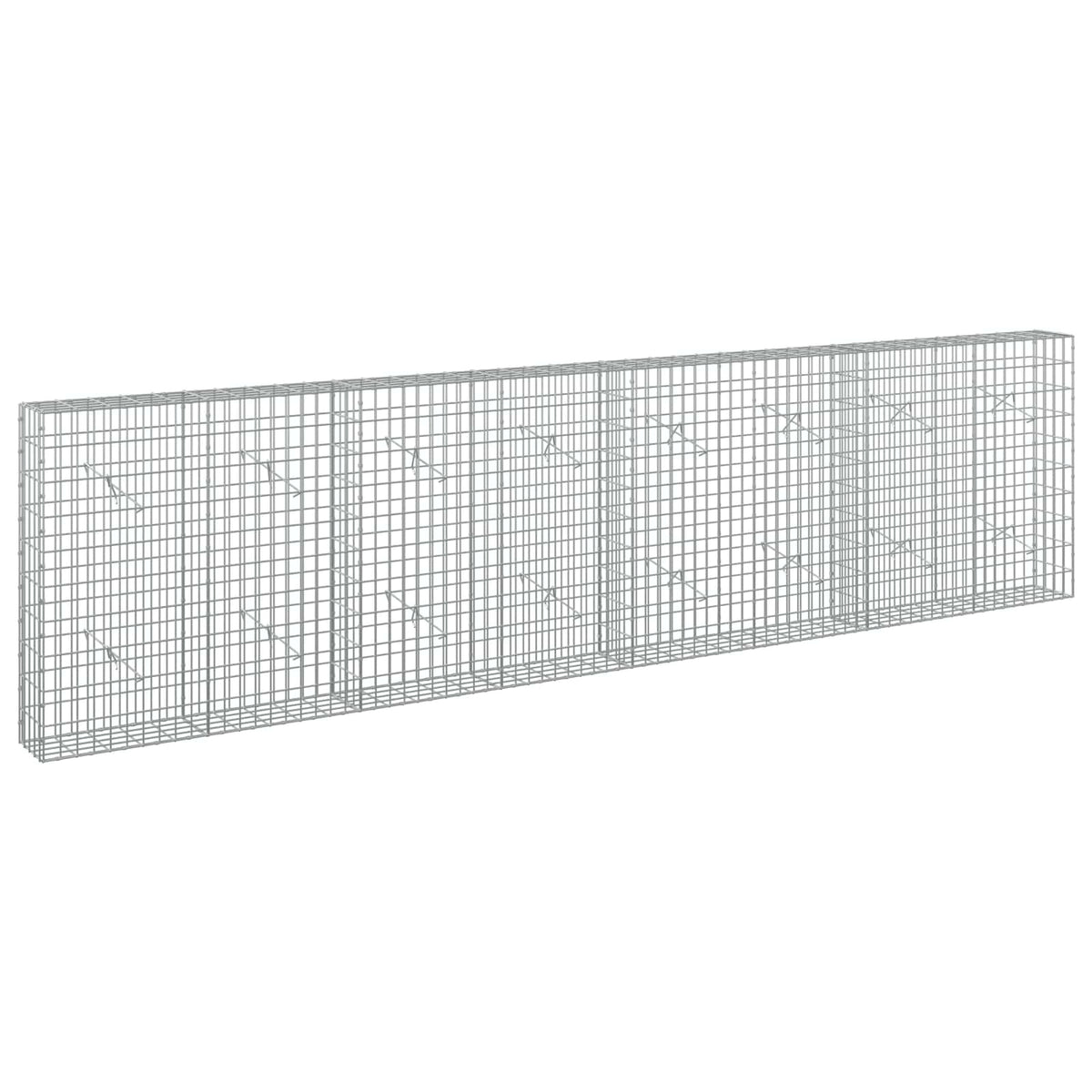 Gabion with 3.5 mm Wire and 5x10 cm Mesh 400x20x100 cm