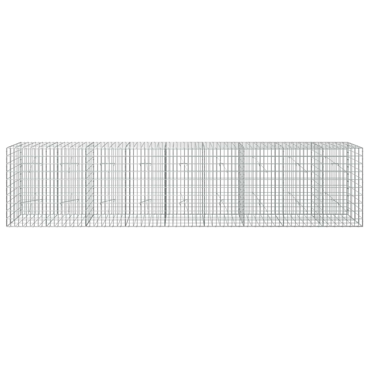 Gabion with 3.5 mm Wire and 5x10 cm Mesh 450x20x100 cm