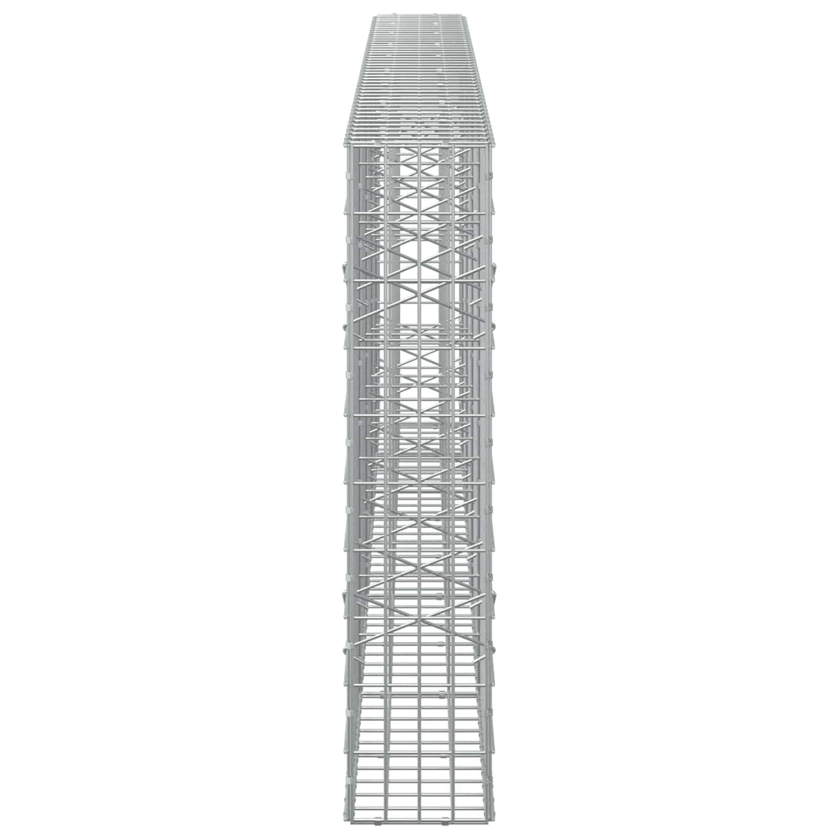 Gabion with 3.5 mm Wire and 5x10 cm Mesh 450x20x100 cm
