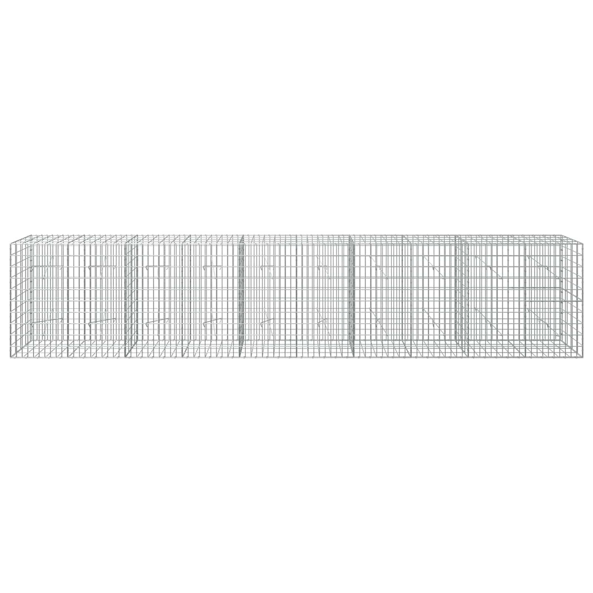 Gabion with 3.5 mm Wire and 5x10 cm Mesh 500x20x100 cm