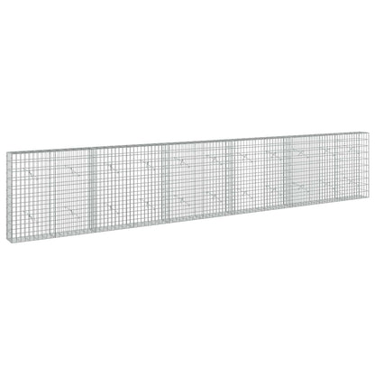 Gabion with 3.5 mm Wire and 5x10 cm Mesh 550x20x100 cm