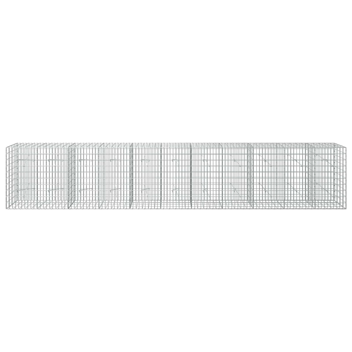 Gabion with 3.5 mm Wire and 5x10 cm Mesh 550x20x100 cm