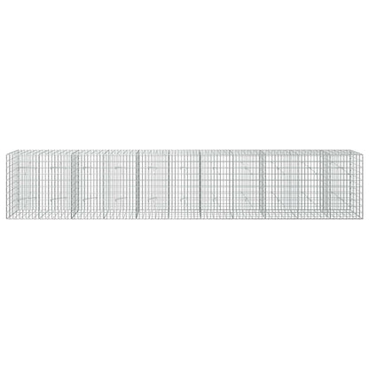 Gabion with 3.5 mm Wire and 5x10 cm Mesh 550x20x100 cm