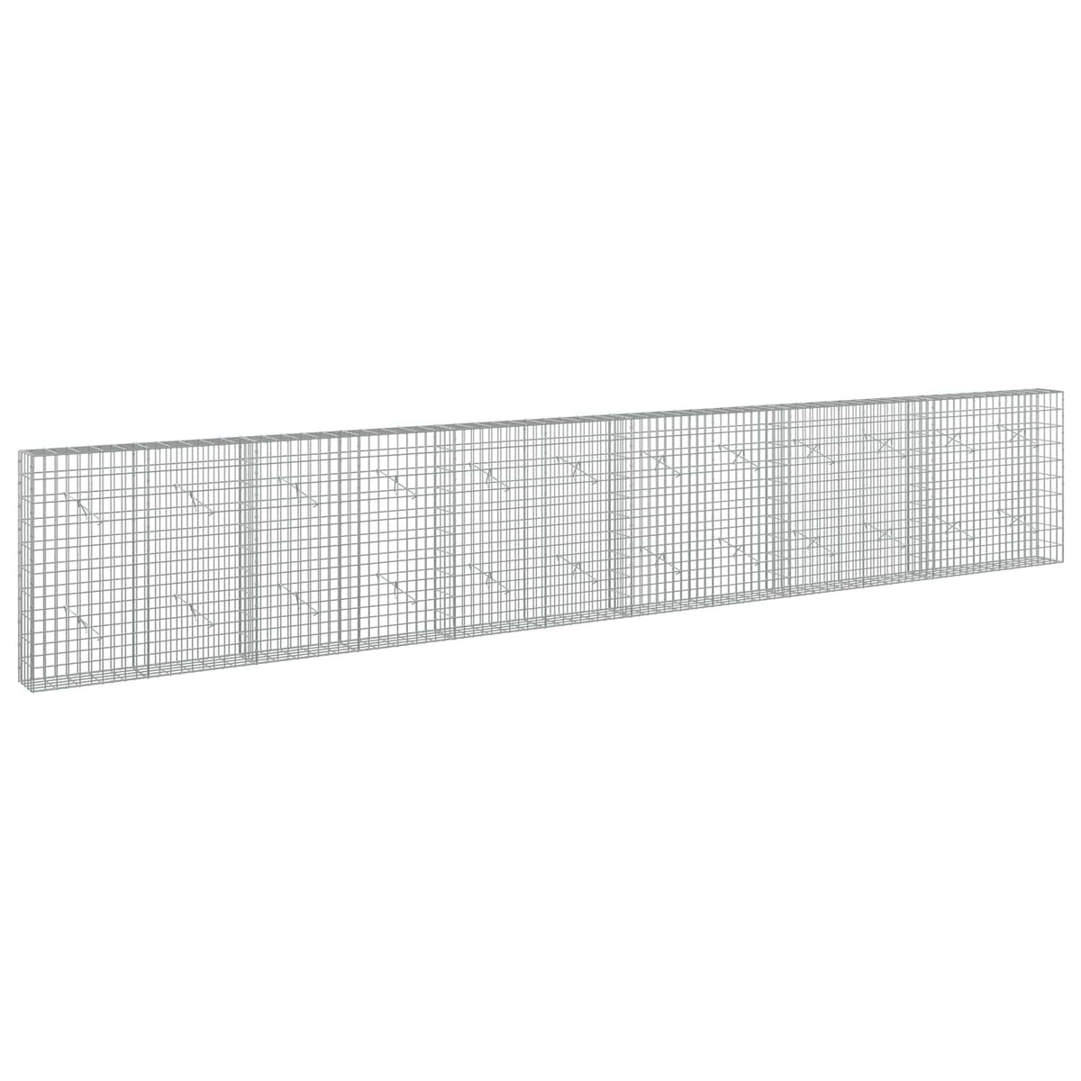 Gabion with 3.5 mm Wire and 5x10 cm Mesh 600x20x100 cm