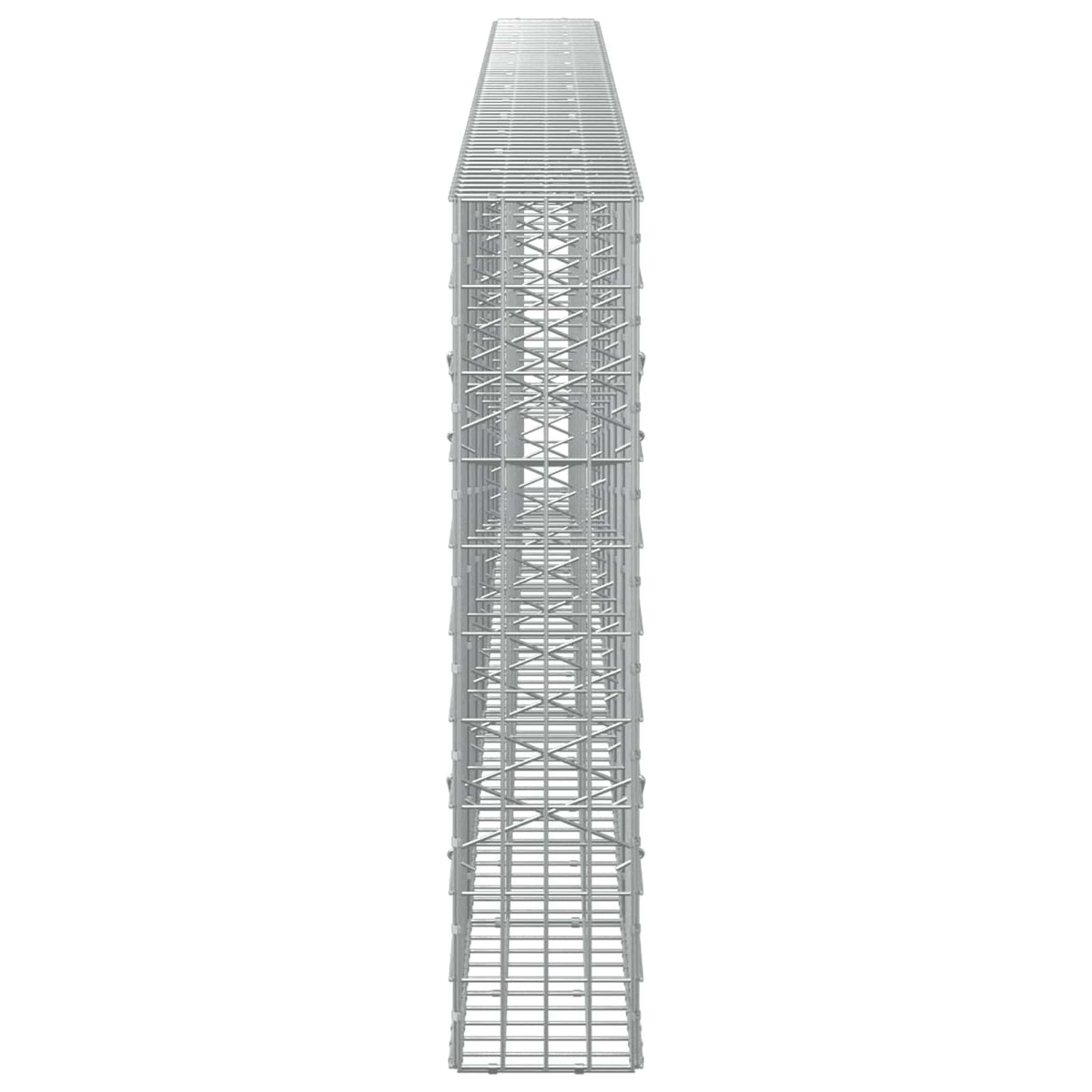 Gabion with 3.5 mm Wire and 5x10 cm Mesh 650x20x100 cm