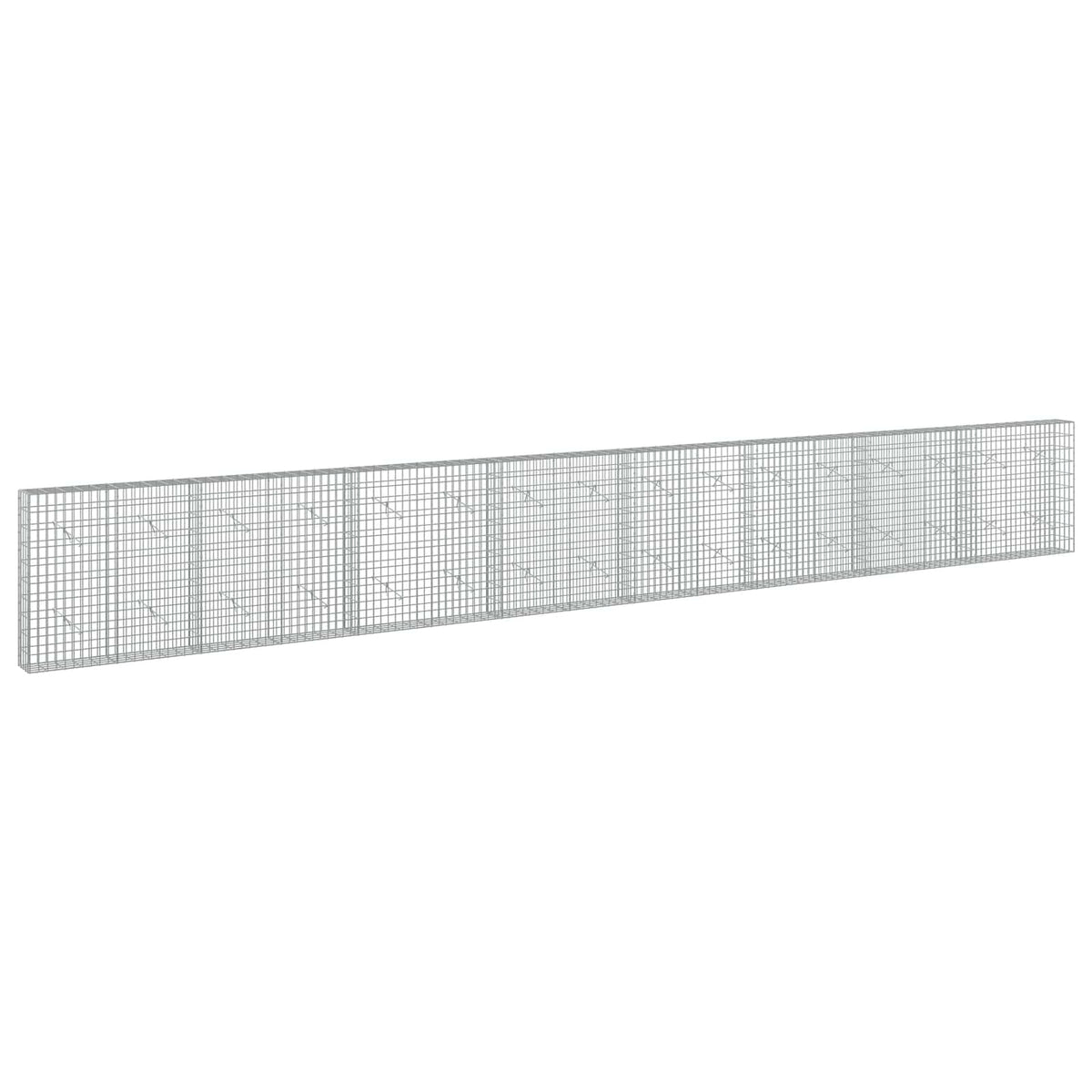 Gabion with 3.5 mm Wire and 5x10 cm Mesh 800x20x100 cm