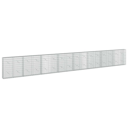 Gabion with 3.5 mm Wire and 5x10 cm Mesh 800x20x100 cm