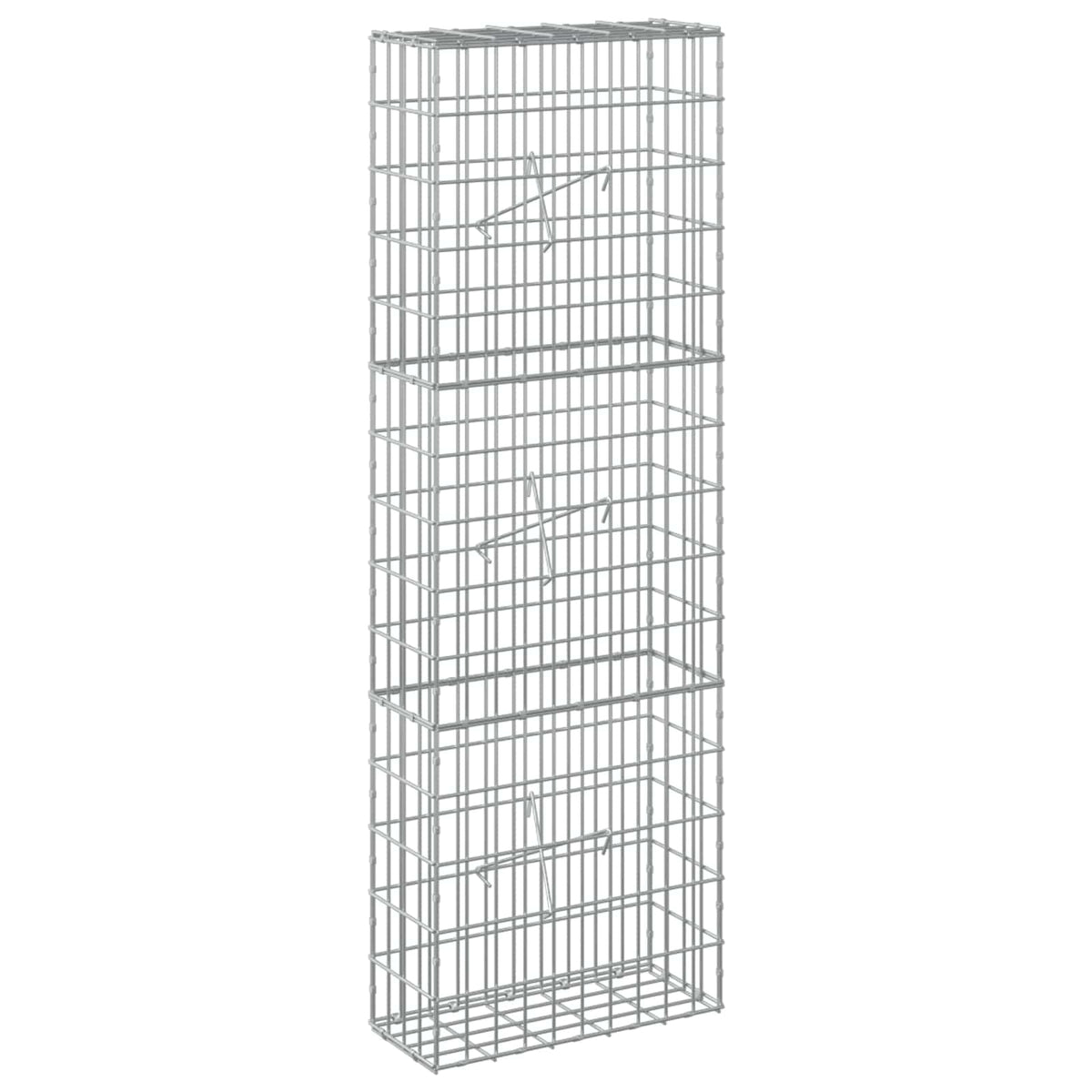 Gabion with 3.5 mm Wire and 5x10 cm Mesh 50x20x150 cm