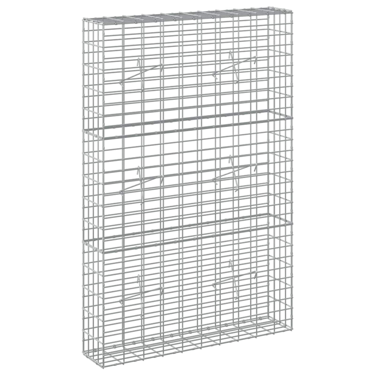 Gabion with 3.5 mm Wire and 5x10 cm Mesh 100x20x150 cm