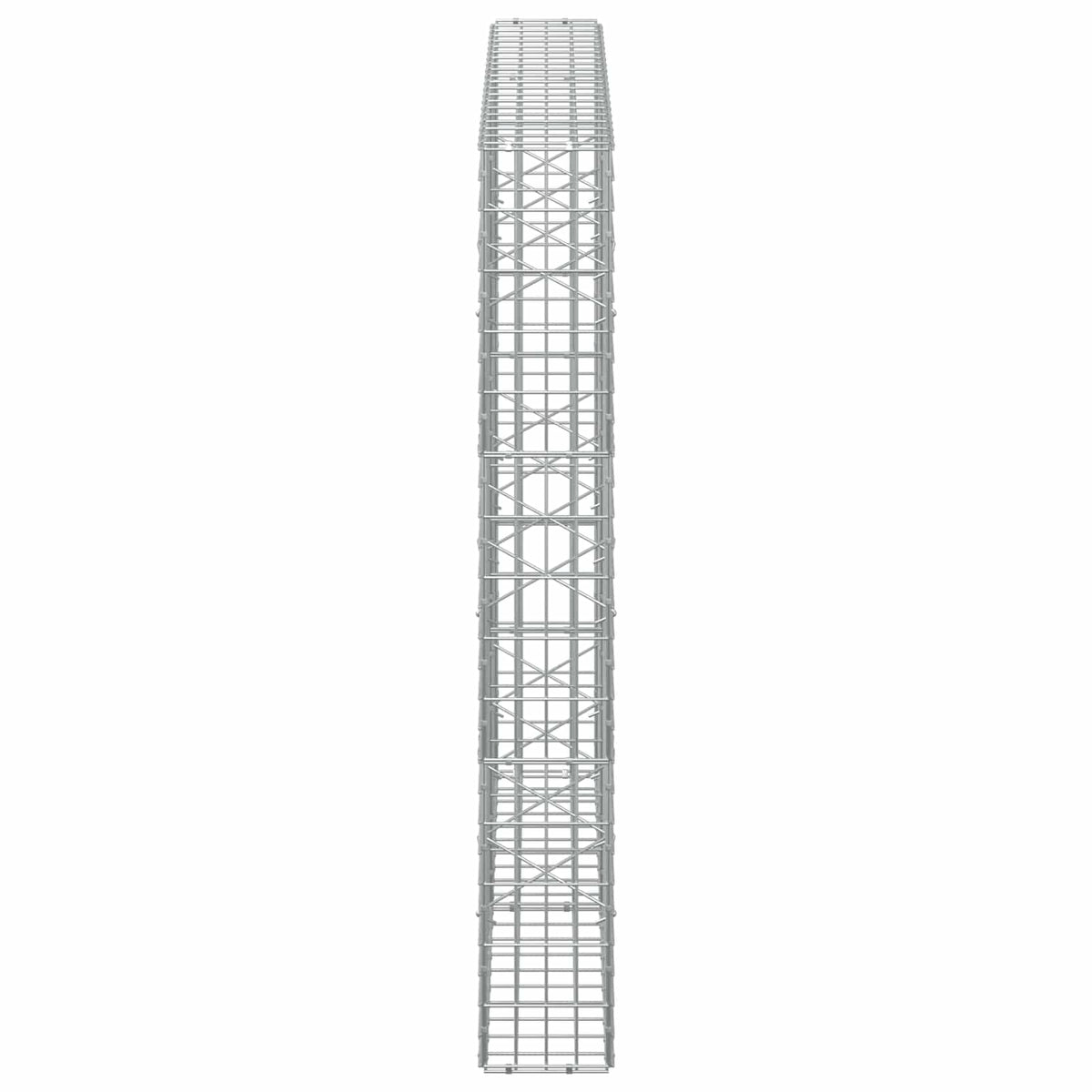 Gabion with 3.5 mm Wire and 5x10 cm Mesh 200x20x150 cm