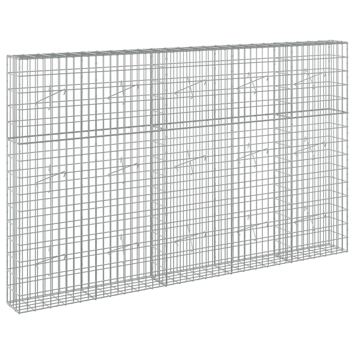 Gabion with 3.5 mm Wire and 5x10 cm Mesh 250x20x150 cm
