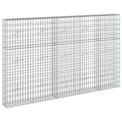 Gabion with 3.5 mm Wire and 5x10 cm Mesh 250x20x150 cm