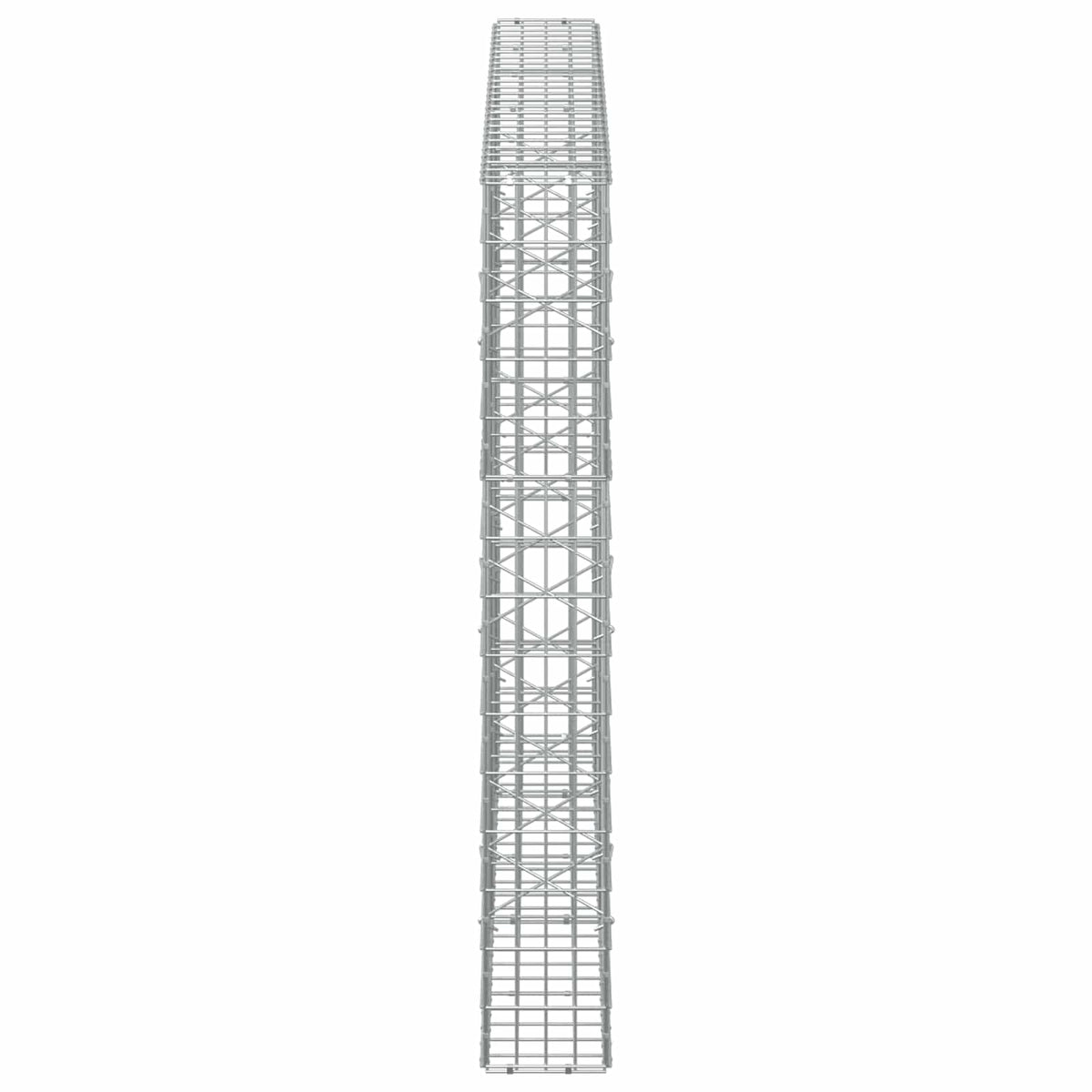 Gabion with 3.5 mm Wire and 5x10 cm Mesh 250x20x150 cm