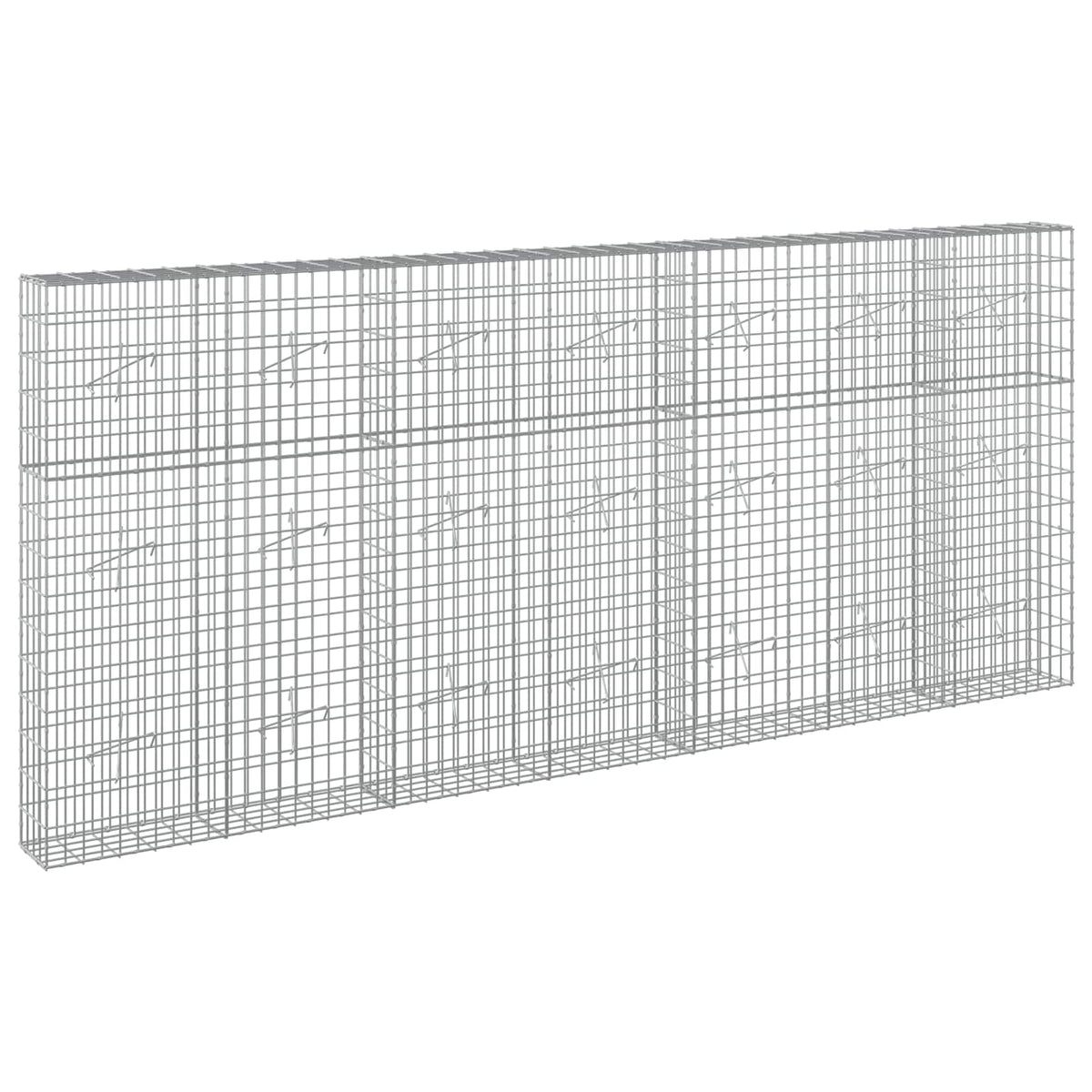Gabion with 3.5 mm Wire and 5x10 cm Mesh 350x20x150 cm