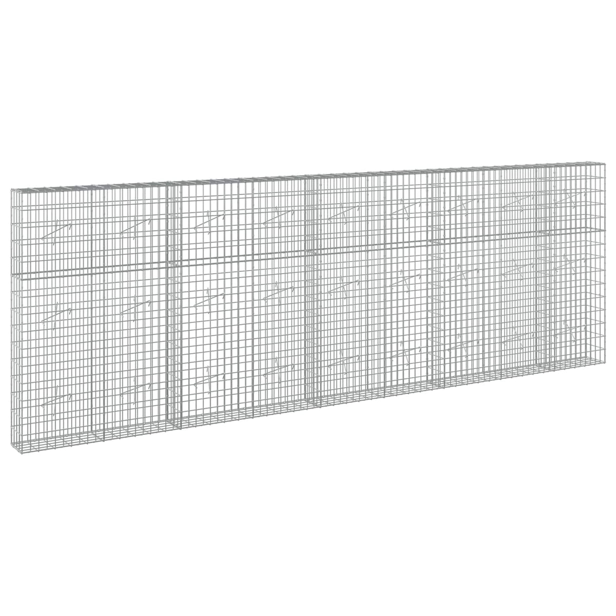 Gabion with 3.5 mm Wire and 5x10 cm Mesh 450x20x150 cm