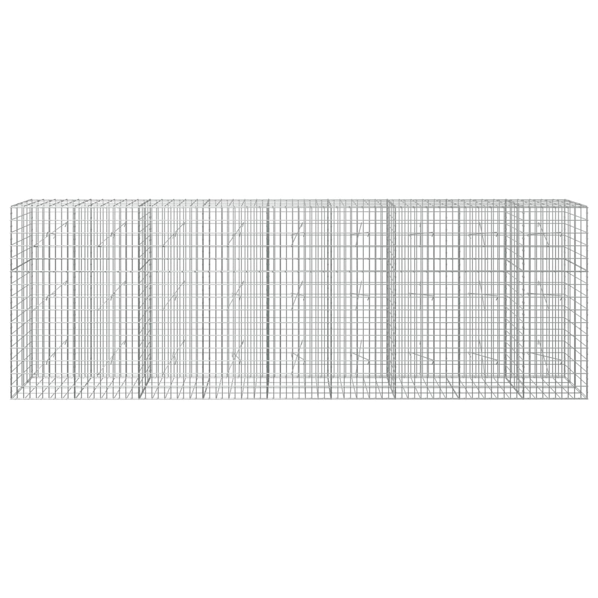 Gabion with 3.5 mm Wire and 5x10 cm Mesh 450x20x150 cm