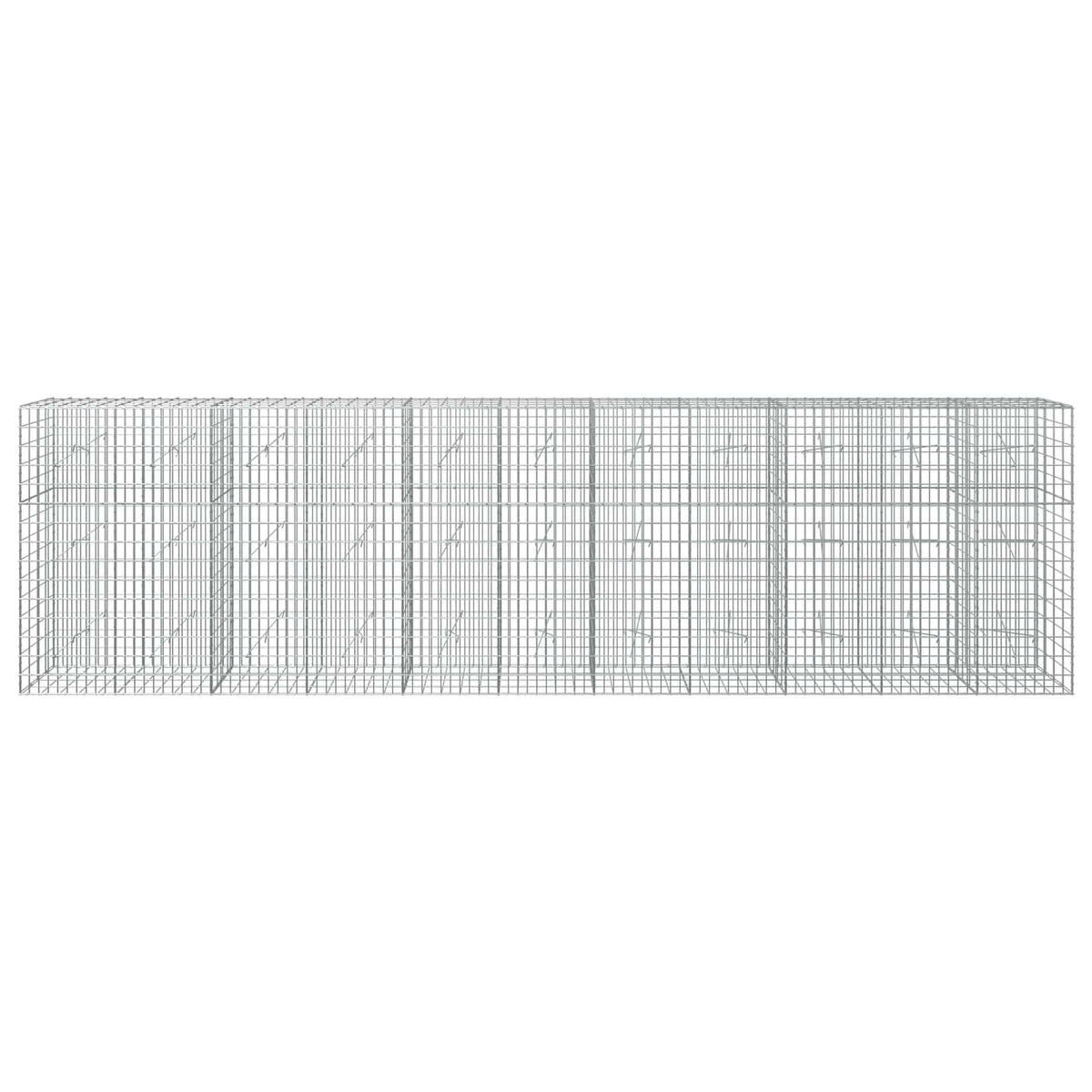 Gabion with 3.5 mm Wire and 5x10 cm Mesh 550x20x150 cm
