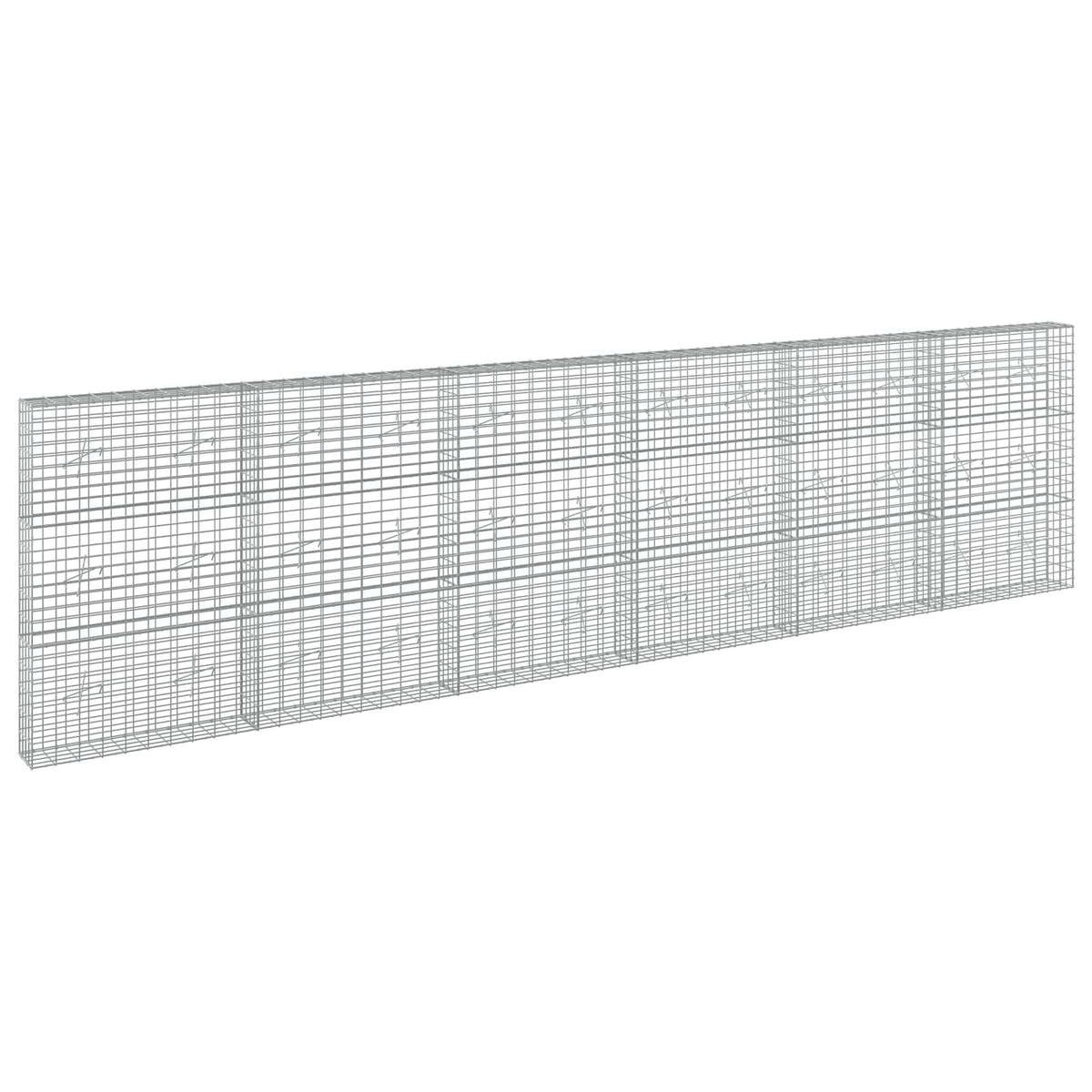 Gabion with 3.5 mm Wire and 5x10 cm Mesh 600x20x150 cm