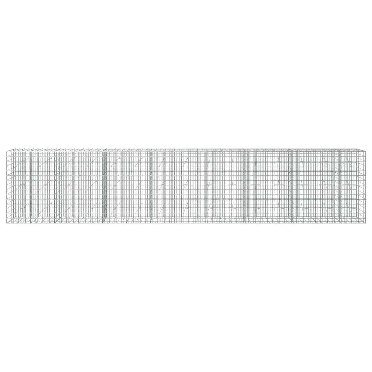 Gabion with 3.5 mm Wire and 5x10 cm Mesh 750x20x150 cm