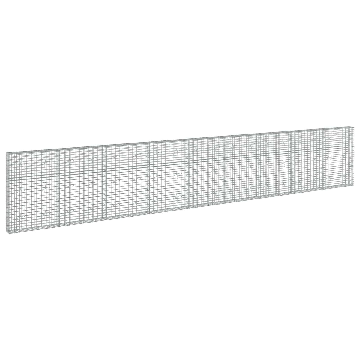 Gabion with 3.5 mm Wire and 5x10 cm Mesh 900x20x150 cm