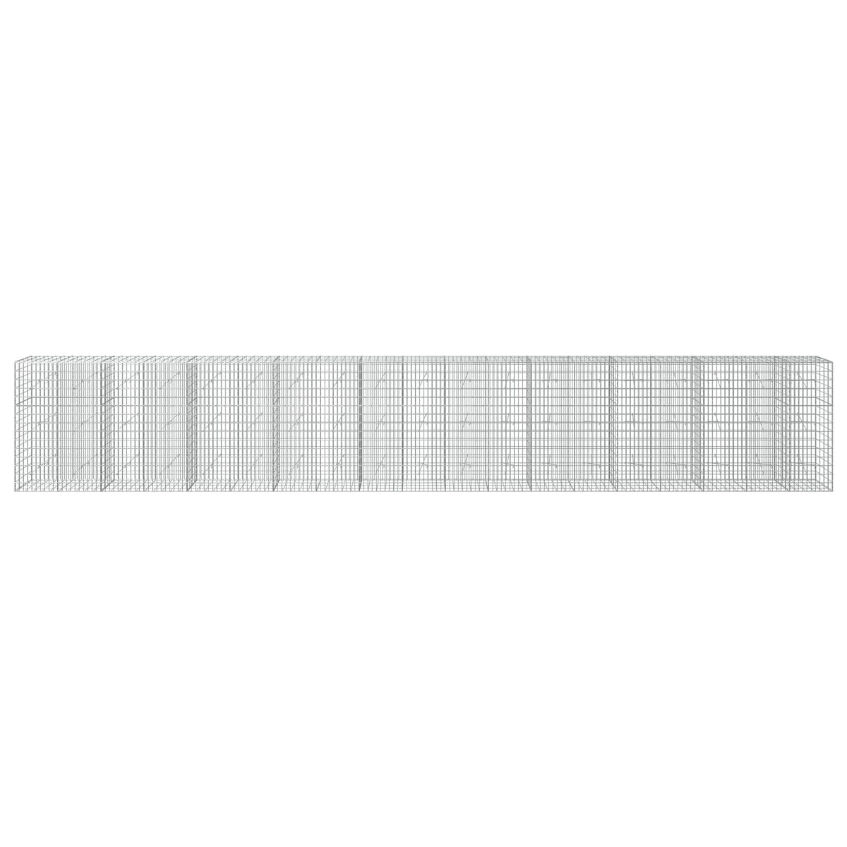 Gabion with 3.5 mm Wire and 5x10 cm Mesh 950x20x150 cm
