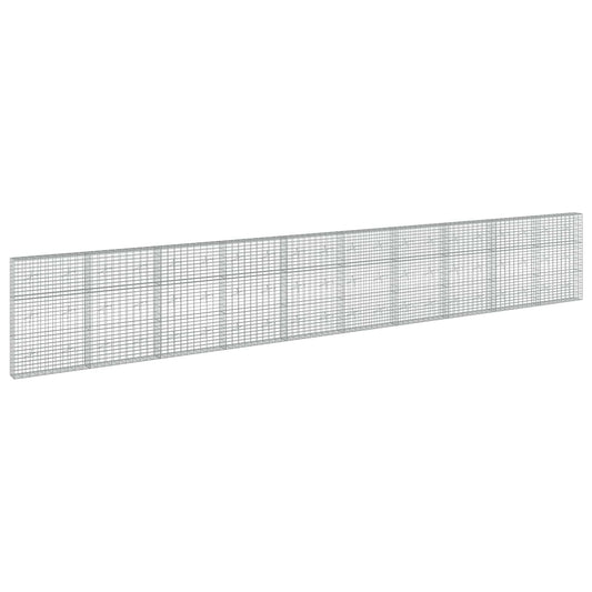 Gabion with 3.5 mm Wire and 5x10 cm Mesh 1000x20x150 cm