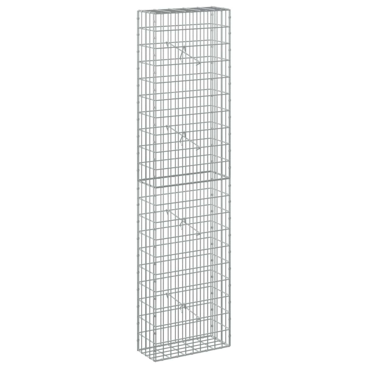 Gabion with 3.5 mm Wire and 5x10 cm Mesh 50x20x200 cm